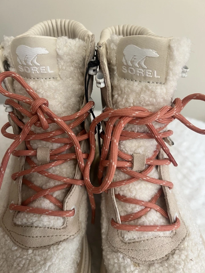 Sorel Women's Waterproof Boots Size 7 Color Beige Brown Waterproof Winter Boots - Image 3 of 4