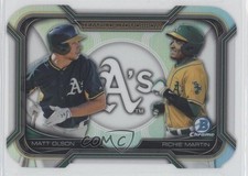 2015 Bowman Draft Teams of Tomorrow Die-Cuts Richie Martin Matt Olson h6c