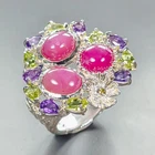 Jewellery Ruby Ring 925 Sterling Silver Size 8.5 /R454336