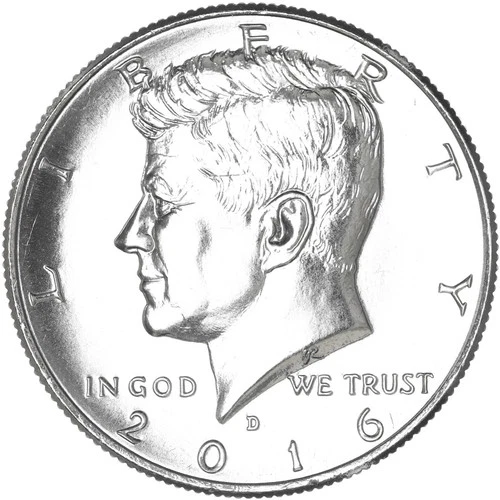 2016 D Kennedy Half Dollar Uncirculated from Mint Set