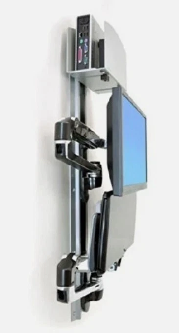 Sistema de montaje en pared Ergotron serie LX con soporte de CPU pequeño - 45-253-026 Foto 2 de 4