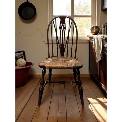 British Antique Wooden Chair 北欧風　カントリー Stomps Burkhardt Victorian North Wind Saddle Chair 1800s Antique
