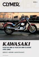 Kawasaki Vulcan 800 & Vulcan 800 Classic Motorcycle (1995-2005) Service...