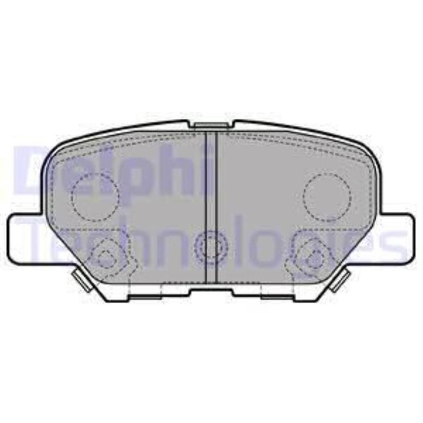 Delphi BremsbeläGe Hinten FüR Mitsubishi ASX Outlander III Mazda 6 Kombi-image