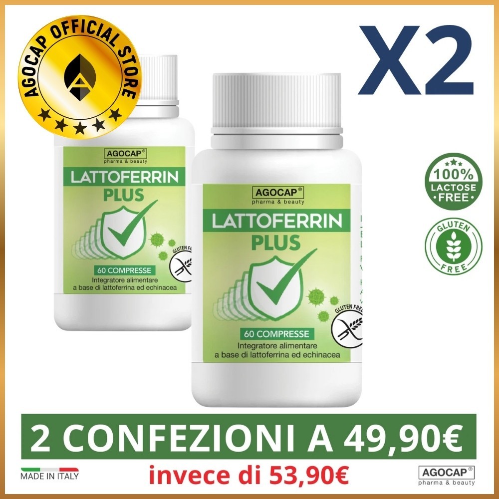 Kit 2 Lattoferrina 200 Integratore Difese Immunitarie - Offerta Scorta