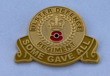 REMEMBRANCE UDR SOME GAVE ALL VETERAN ULSTER DEFENCE REGIMENT ARMY RUC pin badge