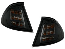 LED Frontblinker Set für 3er BMW E46 Limo + Touring in Schwarz Blinker EAGLE EYE
