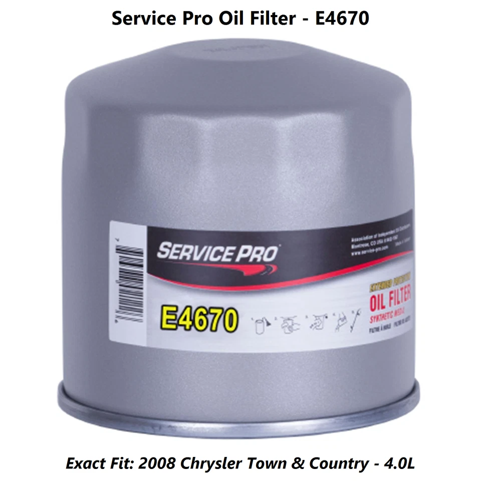 2008 Chrysler Town & Country 4.0L Complete Oil, Air & Cabin Filter Kit (5W-20) - Image 3 of 4