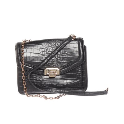 Stradivarius, Handtasche, Damen, Polyester, Schwarz, 24, 9, 19 cm #zkC