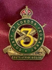 Lovely WW1/2 3rd County of London Yeomanry Enamel Sweetheart Brooch w/fixing