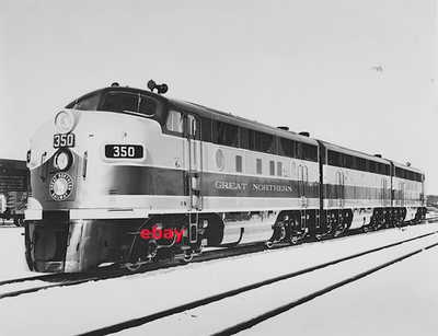 #ad Great Northern EMD F3 No. 350 1947 50 5 x 7 Photo $5.99