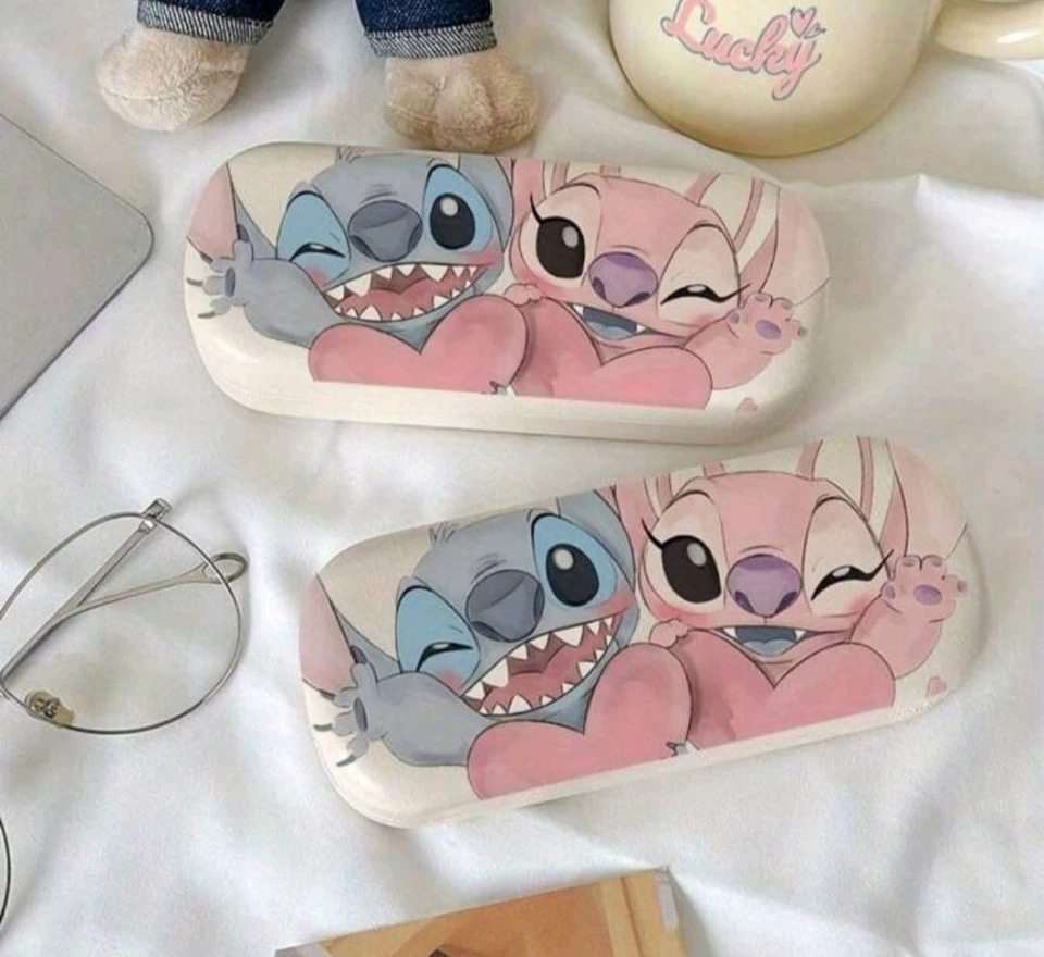 Lilo And Stitch Glasses Case Sunglasses Hard Case Box Disney Character Cartoon