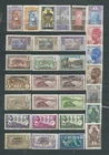 1 ) FRENCH COLONIES 1920/1940 : ALBUM PAGE DIFFERENT OLDER MNH/MH STAMPS - THEMA