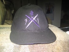 303 BOARDS BASEBALL HAT CAP BLACK PURPLE SIZE SMALL SNOW BOARD