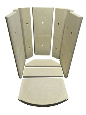 OFENTECHNIK FISCHER Chimenea Alicante Revestimiento de chimenea Cámara de combustión Repuestos