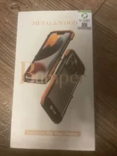 R-Just Metal And Wood Bumper Phone Case- Just Frame