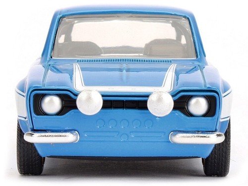 Jada 1/32 - F&F de Brian 1970 Ford Escort RS2000 MK1 Azul W/ Blanco Rayas - - Imagen 3 de 4