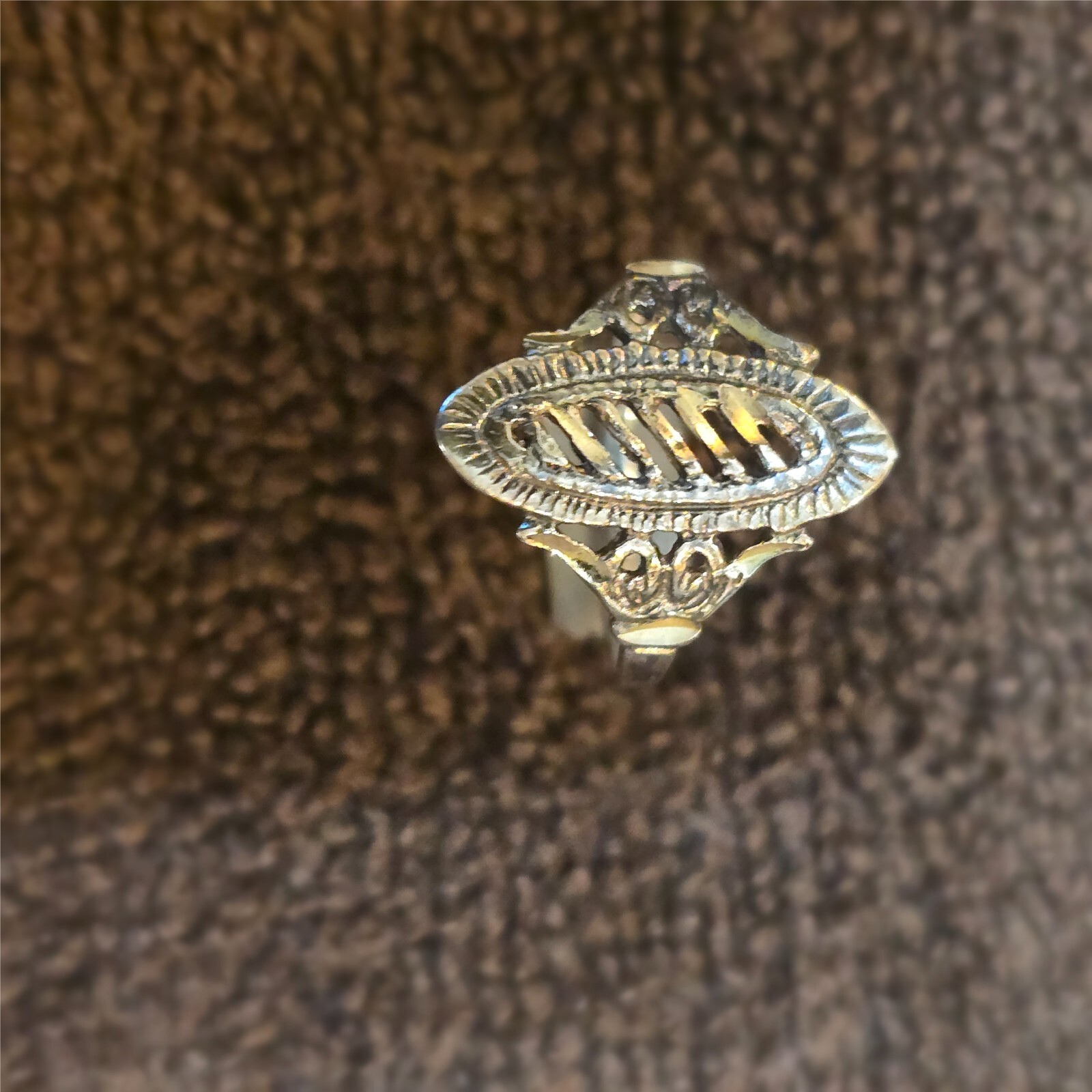 Solid 925 Sterling Size 7 Ring - image 3