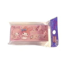 Sanrio x Daiso My Melody Accessory Glitter Case Mini Box, Travel Compact Pink