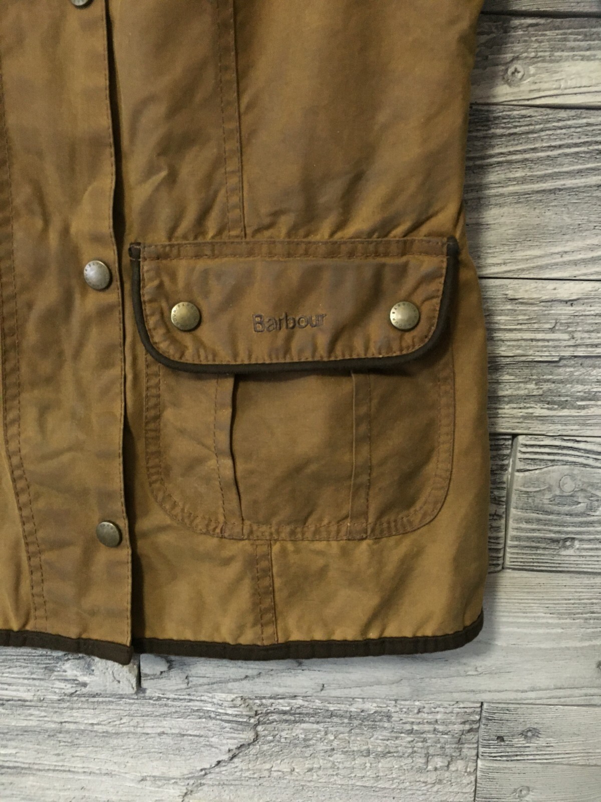 Barbour Ladies Utility Wax Jacket Size 