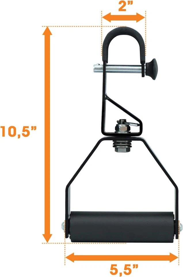 Manijas giratorias Yes4All para barra de tracción/agarres de tracción/manijas de barra con Foto 2 de 4