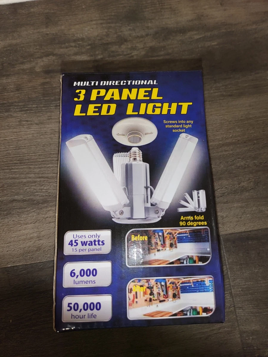 Tri panel led light deals