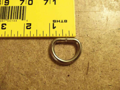 3/4'' Nickel Plated Steel Heavy Duty D Rings (Pack Of 50) 
