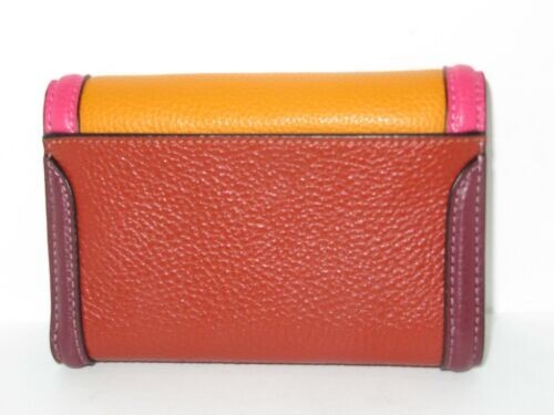 NEW COACH Jade Medium Envelope Wallet In Colorblock (2988