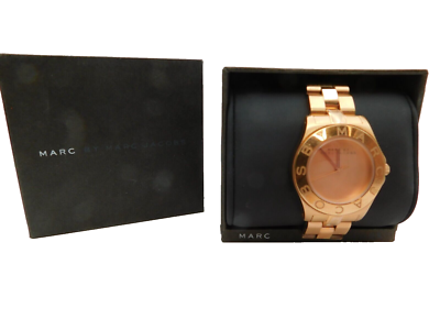 Marc Jacobs MBM 3127 Blade Rose Gold Analog Dial Steel Bracelet