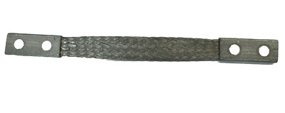 Bonding Grounding Strap Breaker Connection Flexible Wire 2 Hole 12'' Braded