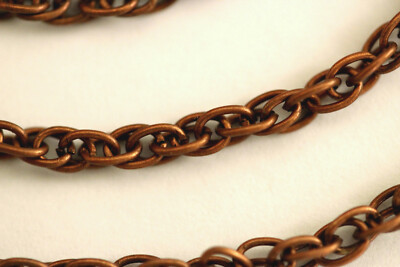 Antique Copper Rope Chain Plated Wholesale Lots Necklace Bulk US Seller  18-30 In