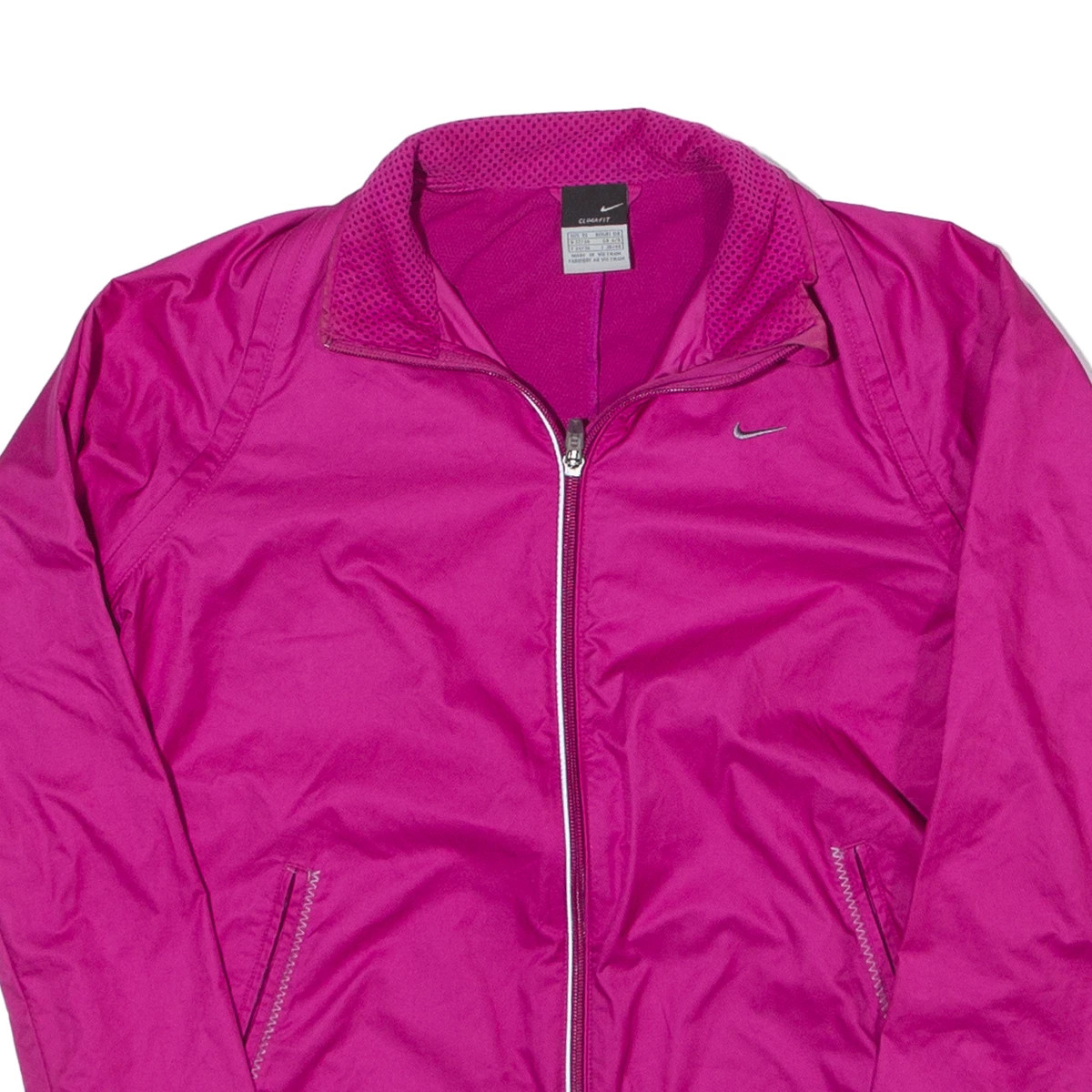 NIKE Windbreaker Jacket Pink Womens XS eBay
