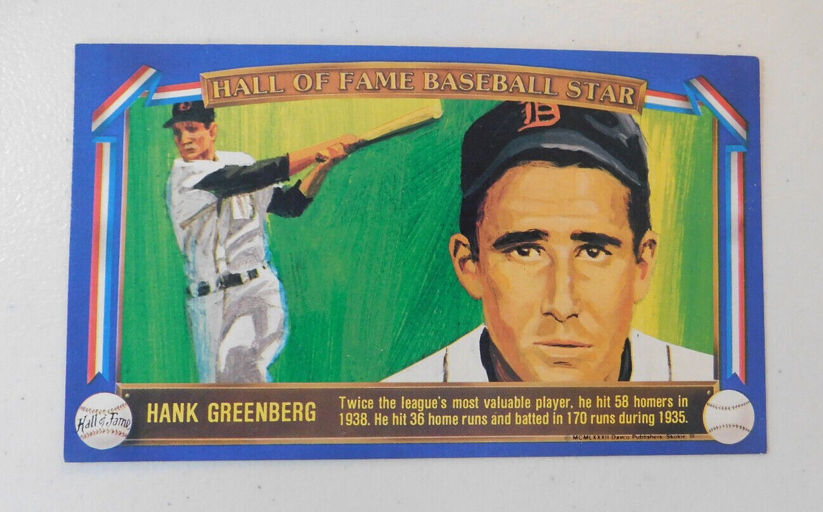 1982 DAVCO HALL OF FAME BASEBALL STAR JUMBO CARD YOU PICK YOUR