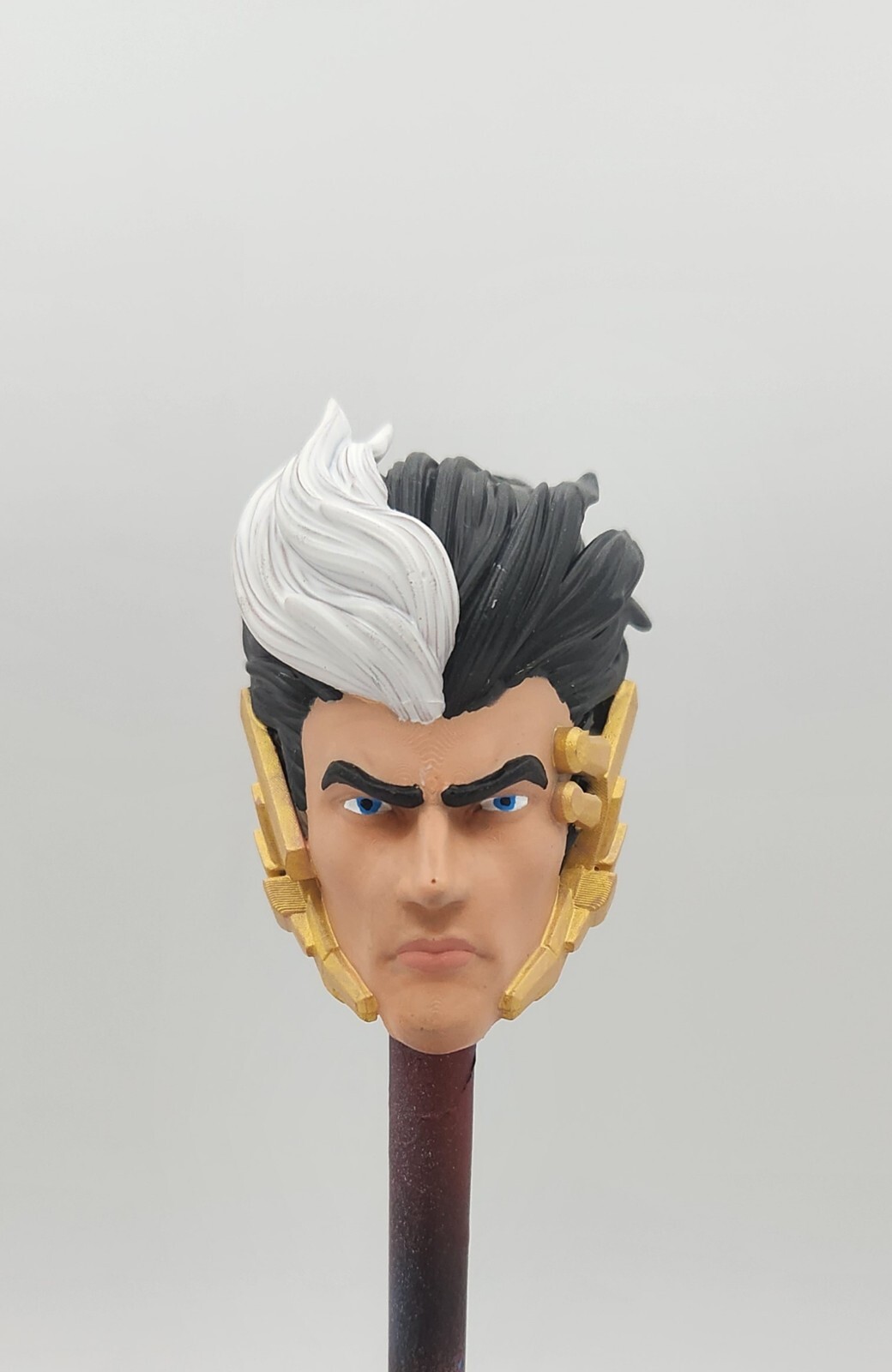 Marvel Legends Custom Chrome Acolyte Head 1/12 Scale Painted | eBay
