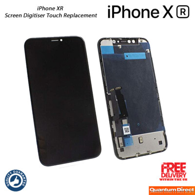 NEU iPhone XR Incell Retina LCD Display Touchscreen Ersatz mit Rückplatte