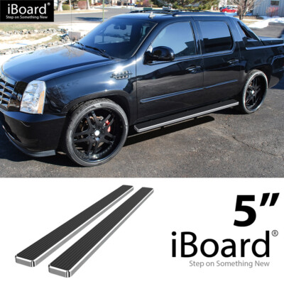 APS Polished Stainless Steel Side Steps Fit Cadillac Escalade EXT