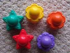 5 Fisher Price Singing Snail Shape Sorter Replacement Stacking Shapes
