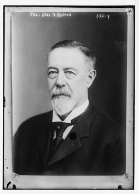 Col. Joel D. Benton c1900 Large Historic Old Photo
