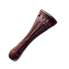 4/4 Violin Carved Tailpiece Jujube Wood with Carve Figure Hand Carving