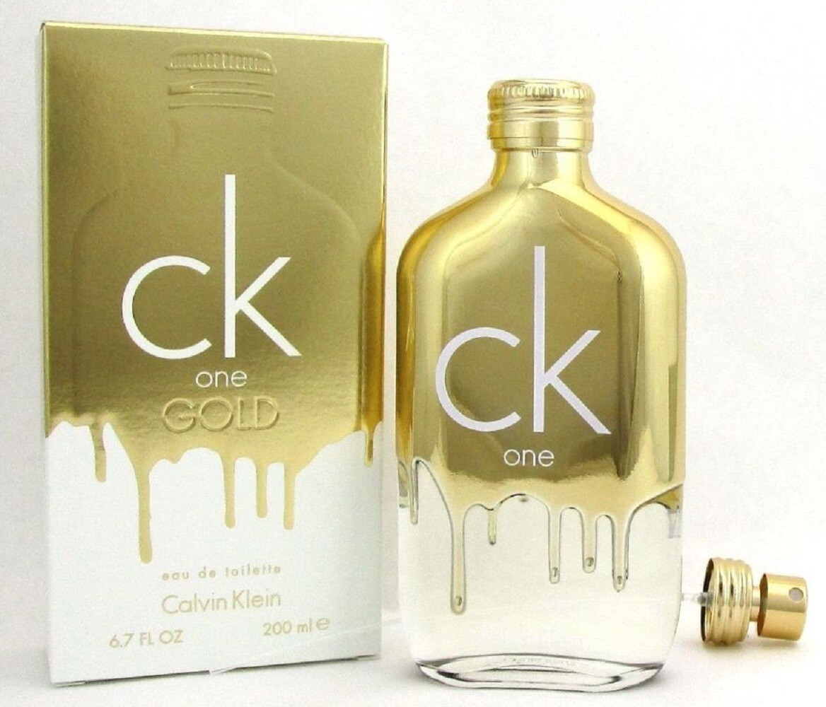 Calvin Klein CK One Gold For Men Cologne oz 200 ml EDT Spray