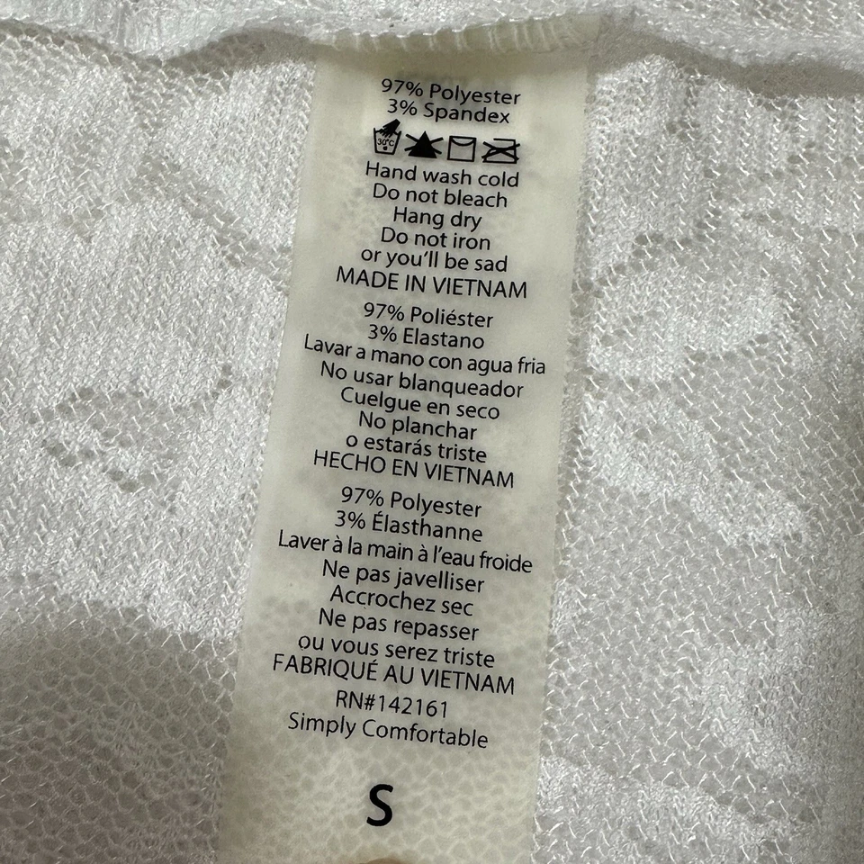 LuLaRoe Shirley Women's Small Lace Floral Duster Cardigan Lightweight Kimono - Image 4 of 4