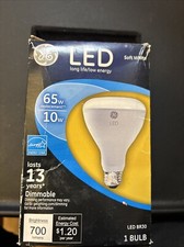 GE LED 65w 10W LED BR30 Soft White Indoor Floodlight Dimmable Light Bulb