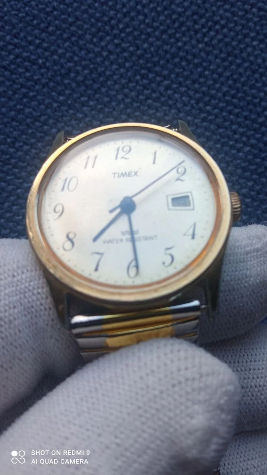 Vintage Watch TIMEX Mechanical 1970's Wrist watch Gold tone - image 2 of 4