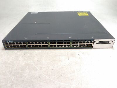 Cisco Catalyst 3560-X WS-C3560X-48PF-S 48-Port PoE+ Ethernet Switch 1x PSU