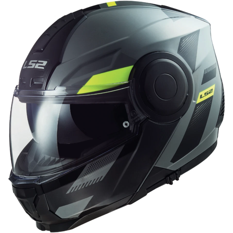 LS2 HELMETS LS2 Scope Max Nardo H-V Yellow Casco Modulare- FF902 *