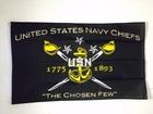 USA NAVY CHIEFS FLAG 3' x 5' - AMERICAN ARMY FLAGS 90 x 150 cm - BANNER 3x5 ft H