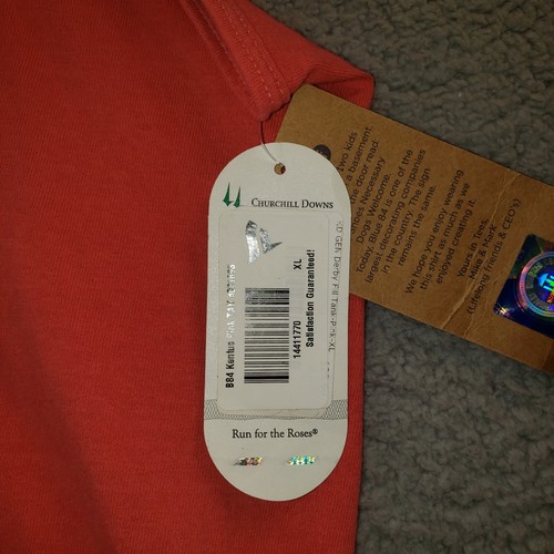 NWT Kentucky Derby Licensed Tank Top Sleeveless Blue 84 Uni-sex Shirt Size XL - Picture 8 of 11