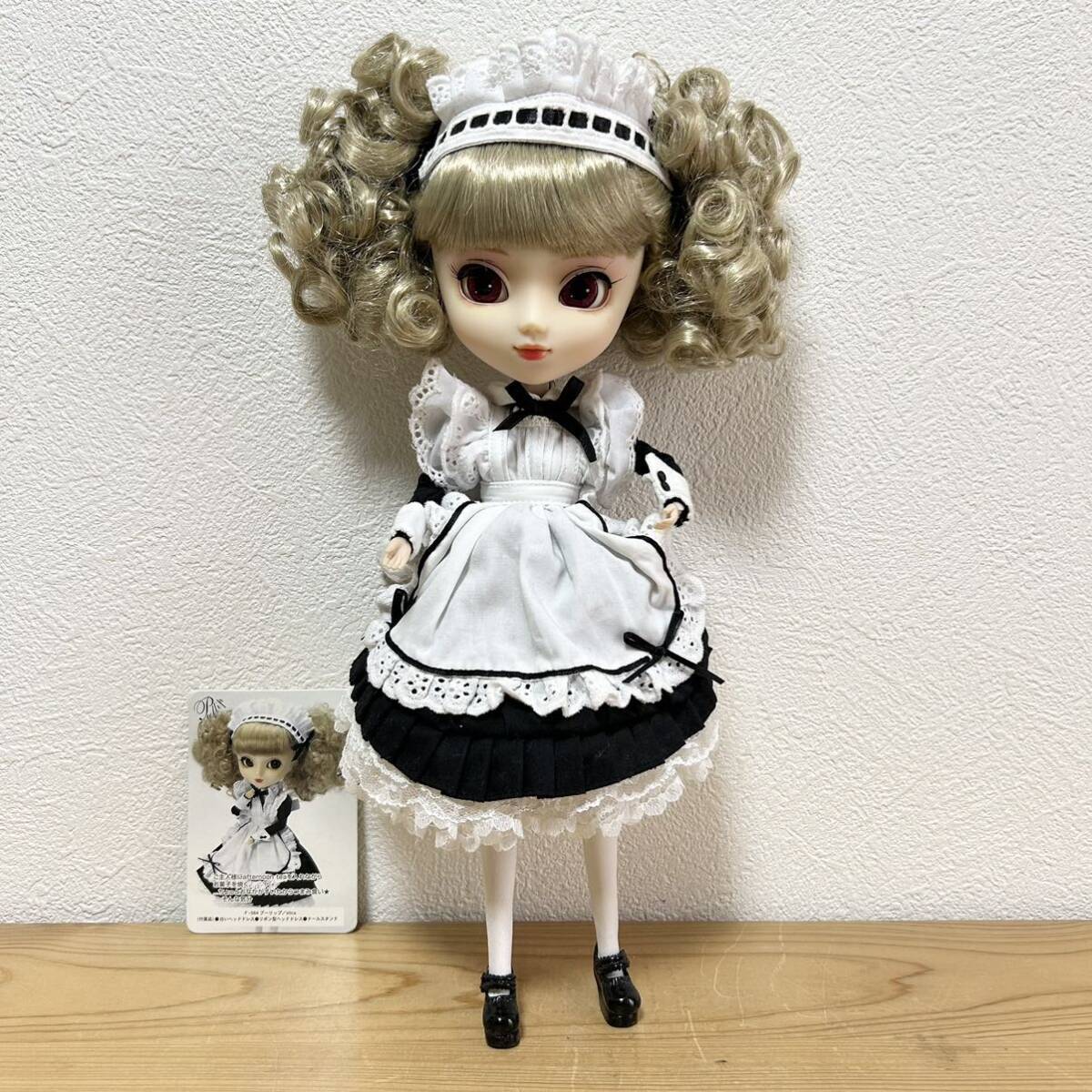 人気 ブランド チェック Stica F-564 Pullip maid head Ribbon-shaped doll costume プーリップ