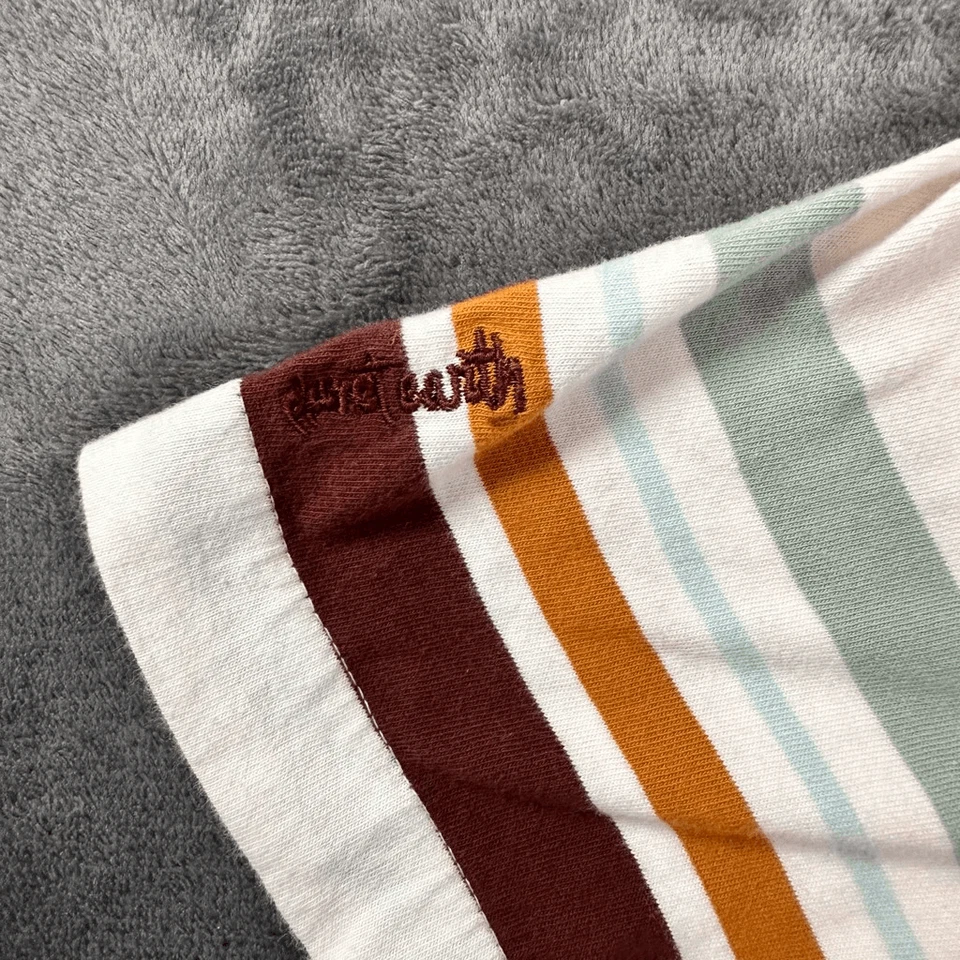 Planet Earth Clarence S/S рубашка-поло мужская L бордовая полоса Slimfit ретро - Изображение 4 из 4