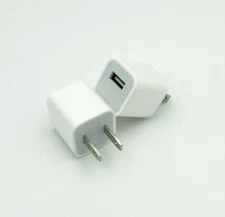 Standard Outlet to USB Power Adapter Wall Charger Plug (Pack of 2)